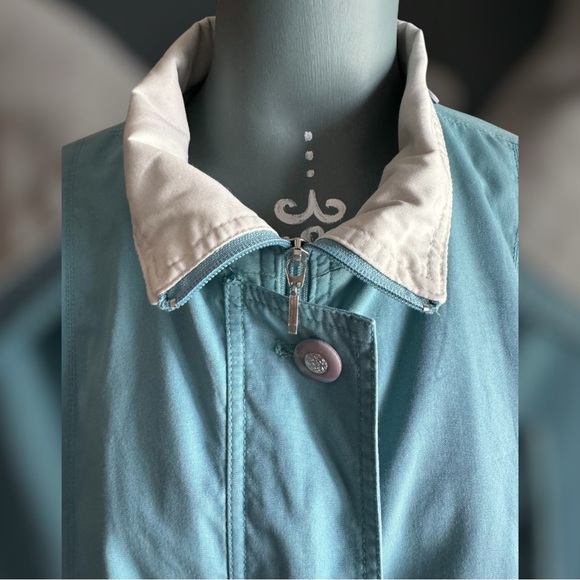 Vintage Baby blue parka jacket - Picture 4 of 8